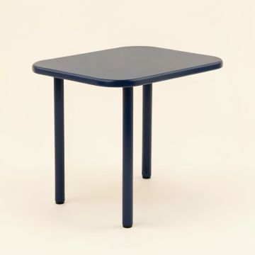 Cliff Branch Compact Balcony Table - Navy (synthetic illustration; no displayed measurements)
