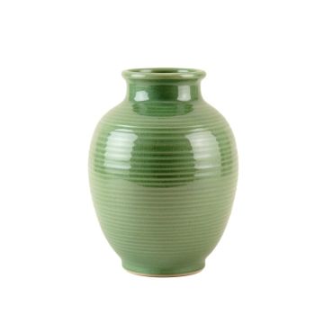 Vale Brook Empty Decorative Vase - Green