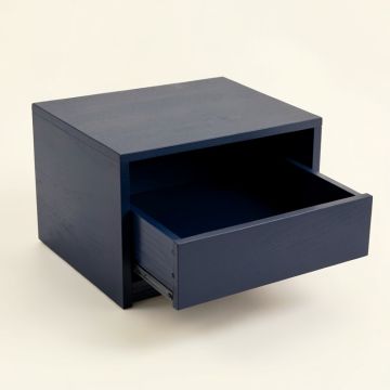Clay Canyon Small-Parts Storage Drawer Cabinet - Navy (synthetic illustration; no displayed measurements)