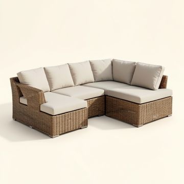 Annabal Patio Sectional With Cushions (synthetic illustration; no displayed measurements)
