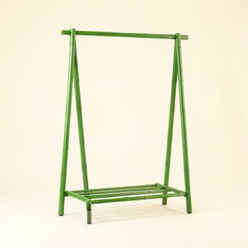 Reed Crest Empty Garment Rack - Green (synthetic illustration; no displayed measurements)