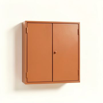Fern Arc Wall-Mounted Entry Cabinet (synthetic illustration; no displayed measurements)