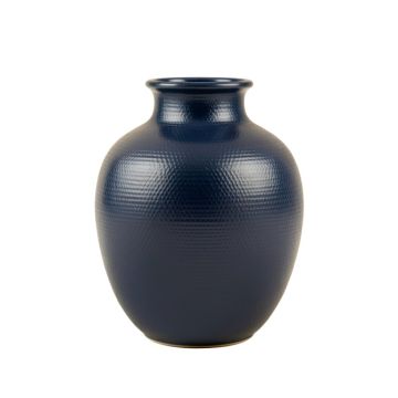 Ash Crossing Empty Decorative Vase - Navy