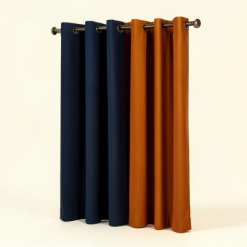 Collis Solid Color Max Blackout Thermal Grommet Curtain Panels (synthetic illustration; no displayed measurements)