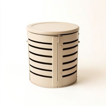 Olive Branch Closed Garden Compost Bin - Beige (synthetic illustration; no displayed measurements)