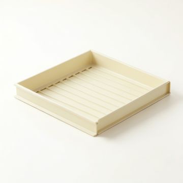 Flint Canyon Empty Under-Desk Cable Tray - Cream (synthetic illustration; no displayed measurements)