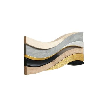 Golden Waves Wall Décor