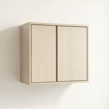 Briar Bluff Wall-Mounted Entry Cabinet - Beige (synthetic illustration; no displayed measurements)