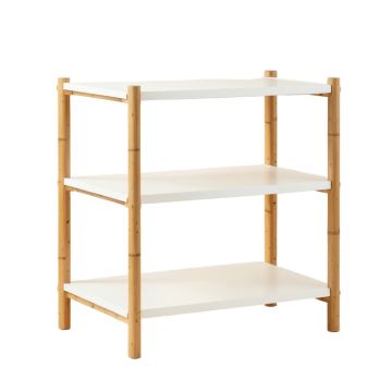 Wren Crest Empty Seed-Starting Shelving Unit Without Lights - White