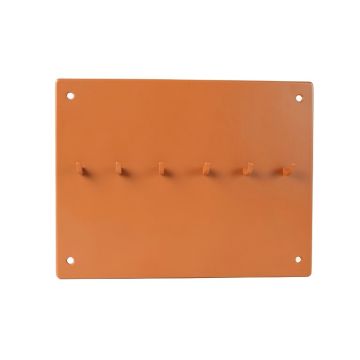 Lake Canyon Empty Wall-Mounted Tool Organizer Panel - Terracotta