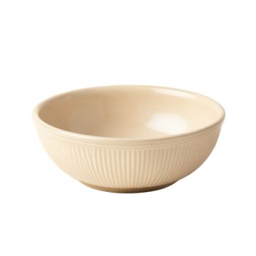 Ridge Arc Dining Bowl - Beige