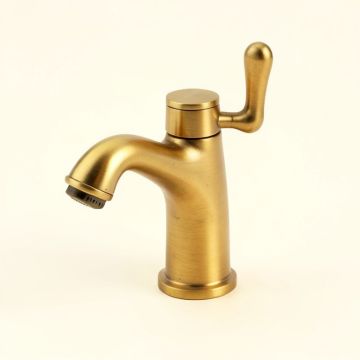 Align Single Hole Bathroom Faucet With Drain Assembly (synthetic illustration; no displayed measurements)