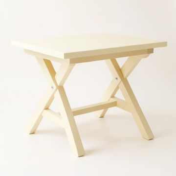 Juniper Crossing Patio Table - Cream (synthetic illustration; no displayed measurements)