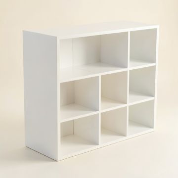 Olive Arc Desktop Shelving Unit (synthetic illustration; no displayed measurements)