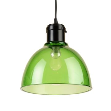 6.5 '' H X 6 '' W Glass Bowl Pendant Shade ( Screw On ) In Green