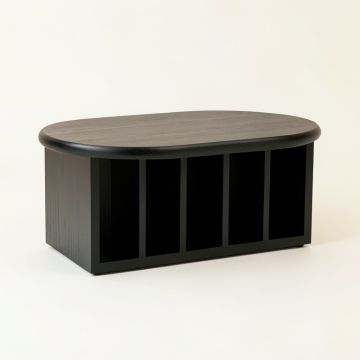 Pine Bend Shoe Storage Bench - Black (synthetic illustration; no displayed measurements)