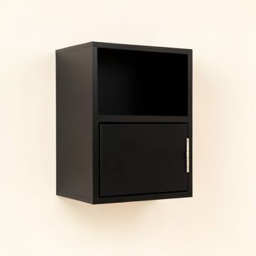 Sage Dale Wall-Mounted Entry Cabinet - Black (synthetic illustration; no displayed measurements)