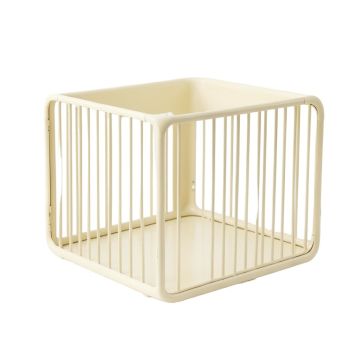 Brook Edge Empty Furniture-Style Pet Crate - Cream (synthetic illustration; no displayed measurements)