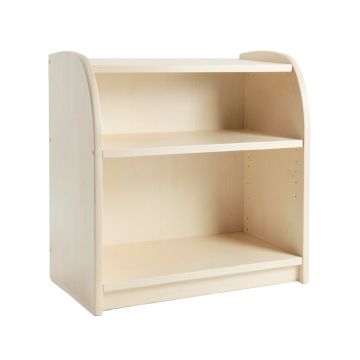 Ash Fold Desktop Shelving Unit - Ivory