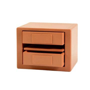 Ridge Canyon Small-Parts Storage Drawer Cabinet - Terracotta