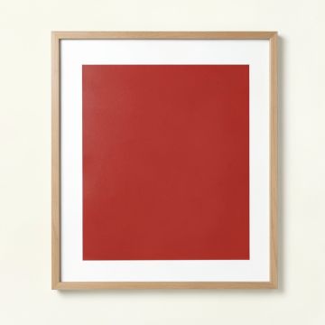 Feminine Concept With Red Accent By Hildegarde Handsaeme - Print (synthetic illustration; no displayed measurements)