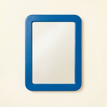 Shore Bluff Framed Wall Mirror - Blue (synthetic illustration; no displayed measurements)