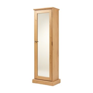 Lockable Jewelry Cabinet Armoire Standing Jewelry Holder Organizer
