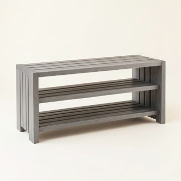 Hill Branch Shoe Storage Bench - Gray (synthetic illustration; no displayed measurements)