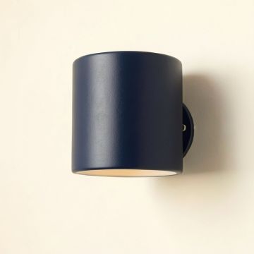 Aspen Brook Wall Sconce Mounted On A Plain Wall - Navy (synthetic illustration; no displayed measurements)