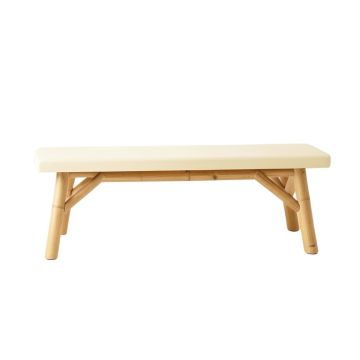 Sage Bridge Indoor Bench - Cream