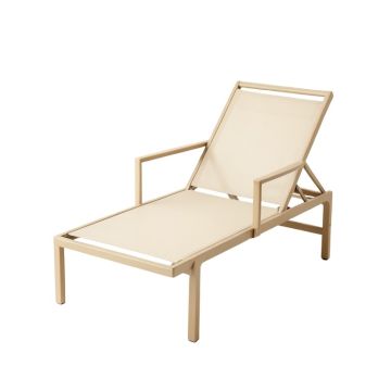 Wren Arc Outdoor Lounge Chair - Beige (synthetic illustration; no displayed measurements)