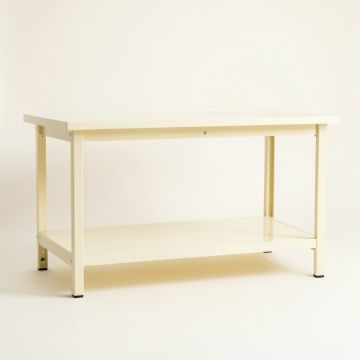 Willow Bridge Empty Workshop Workbench - Ivory (synthetic illustration; no displayed measurements)