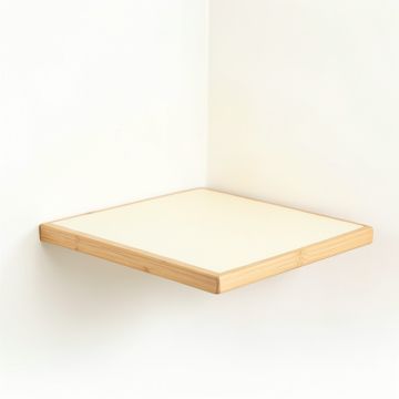 Hill Bridge Wall-Mounted Cat Perch - Cream (synthetic illustration; no displayed measurements)