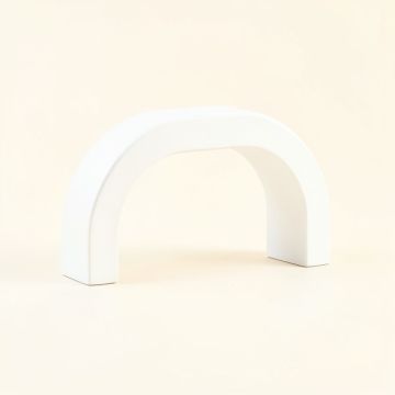 Cove Branch Cabinet Handle Without Packaging - White (synthetic illustration; no displayed measurements)