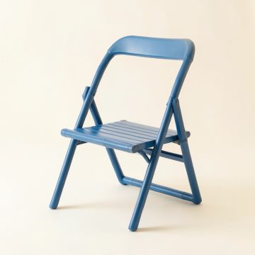 Sage Crest Folding Outdoor Chair - Blue (synthetic illustration; no displayed measurements)