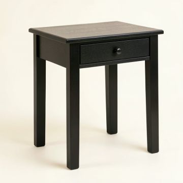 Ridge Branch Side Table - Black (synthetic illustration; no displayed measurements)