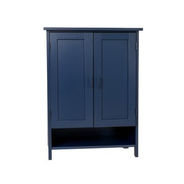 Fern Branch Wall-Mounted Laundry Cabinet - Navy