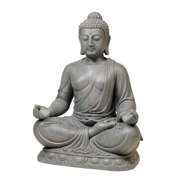 Ilse Lightweight Sitting Meditating Buddha Zen Statue