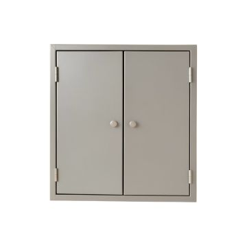Oak Crossing Wall-Mounted Entry Cabinet - Gray