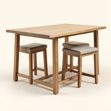 Jameel Counter Height Breakfast 3 Piece Pub Table Set (synthetic illustration; no displayed measurements)