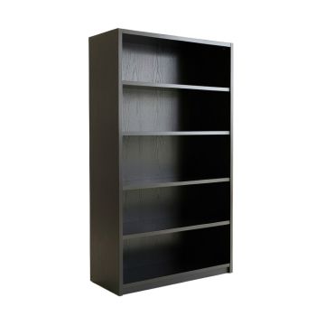 Moss Bluff Freestanding Bookcase - Black