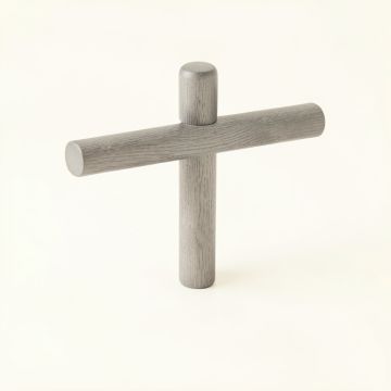 Pine Brook Cabinet Handle Without Packaging - Gray (synthetic illustration; no displayed measurements)