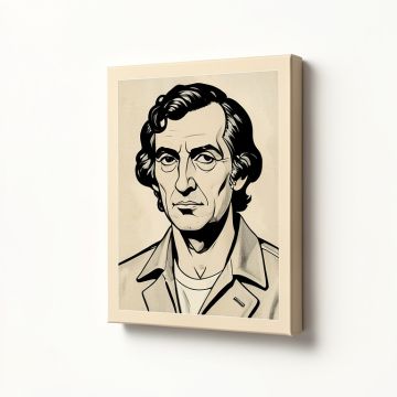 Picasso ( 1881-1973 ) By Trevor Neal Memorabilia On Canvas (synthetic illustration; no displayed measurements)