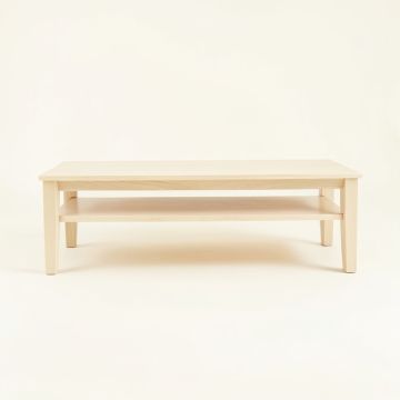 Heath Edge Coffee Table - Ivory (synthetic illustration; no displayed measurements)