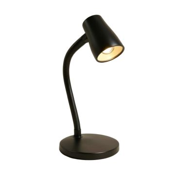 Markey 21 '' Black Desk Lamp (synthetic illustration; no displayed measurements)