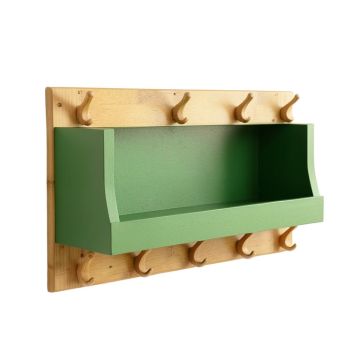 Fern Bluff Wall-Mounted Entryway Organizer Shelf - Green