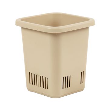 Laurel Bluff Closed Garden Compost Bin - Beige