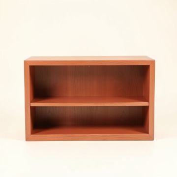Brook Branch Low Bookcase - Terracotta (synthetic illustration; no displayed measurements)