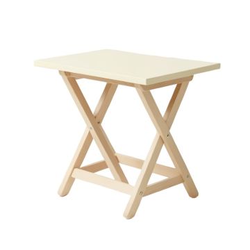 Clay Brook Compact Balcony Table - Cream