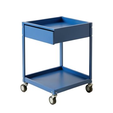 Lake Bluff Empty Rolling Workshop Cart - Blue